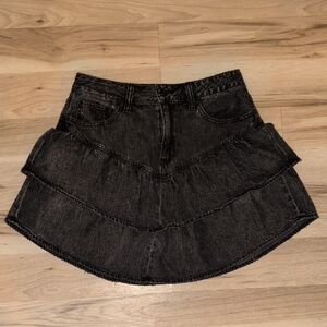 American Eagle Outfitters Black Skater Mini Skirt